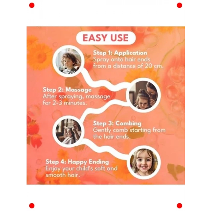 Çocuklar İçin Kolay Tarama Saç Spreyi 200 ml