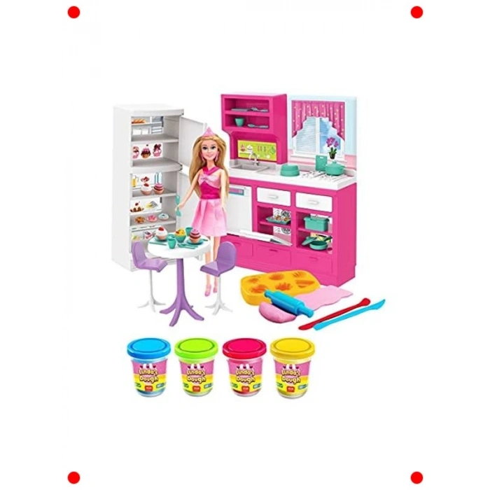 Çocuklar İçin Mutfak ve Oyun Hamuru Seti