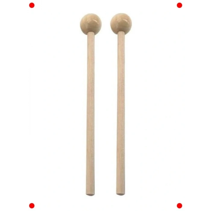 Çocuklar İçin Tokmaklı Ahşap Ritim Çukları (Çift)