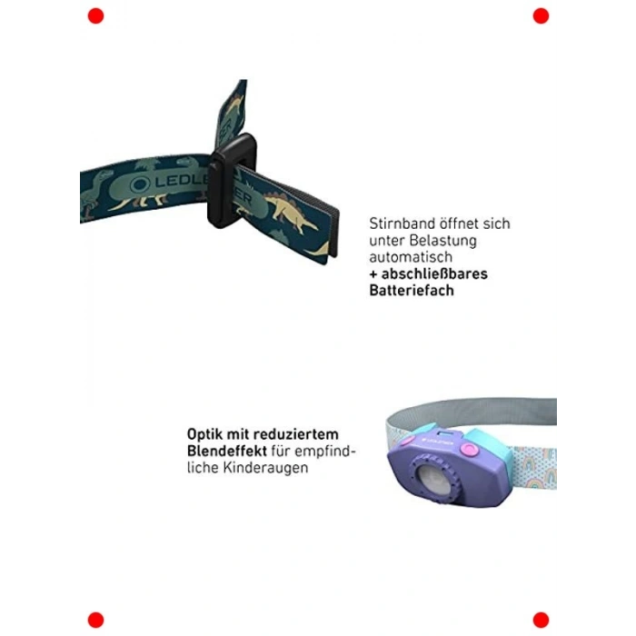 Çocuklar İçin Yeşil Kafa Feneri