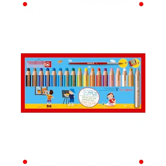 Çok Amaçlı 3ü 1 Arada Kalem Seti (18 Renk)