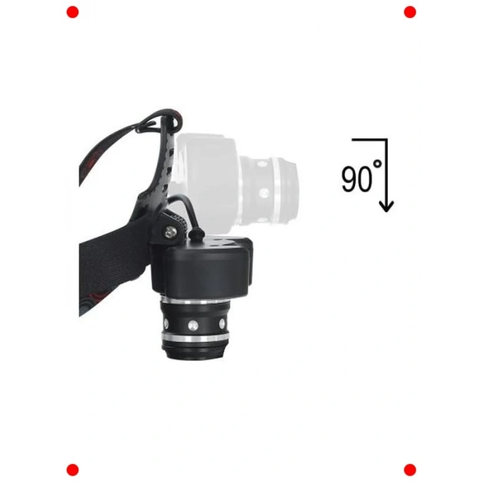 Çok Amaçlı 6000 Lümen Şarjlı LED Kafa Feneri