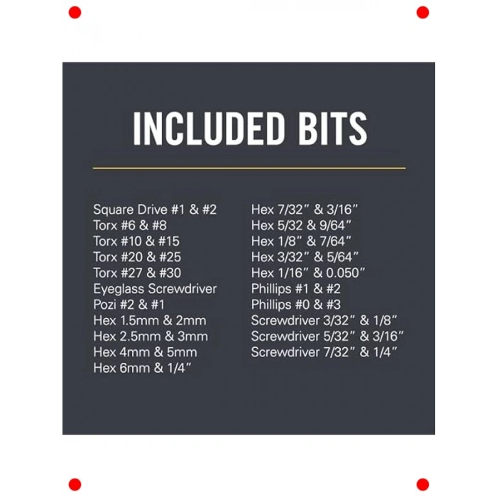 Çok Amaçlı Aletler İçin Bits Uç Seti