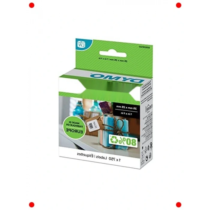 Çok Amaçlı Kare Etiketler (25x25 mm) - 750 Adet