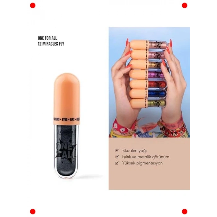 Çok Amaçlı Likit Göz, Dudak & Yanak Rengi