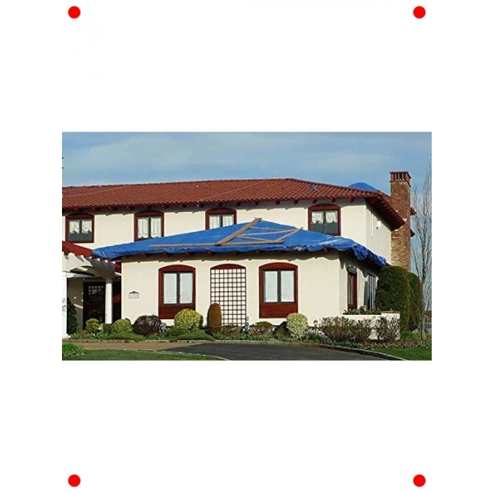 Çok Amaçlı Mavi Poli Branda 3.7 x 8.5 Metre