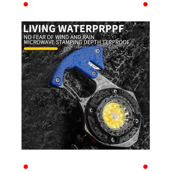 Çok Amaçlı Mini Şarjlı Işıldak (Kamp, Acil Durum)