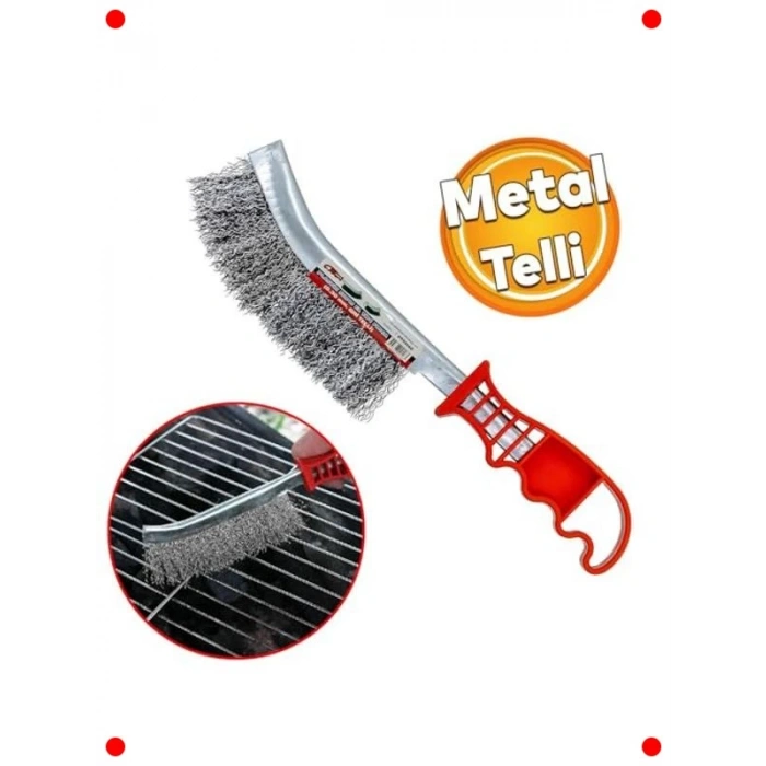 Çok Amaçlı Plastik Saplı Metal Temizleme Fırçası