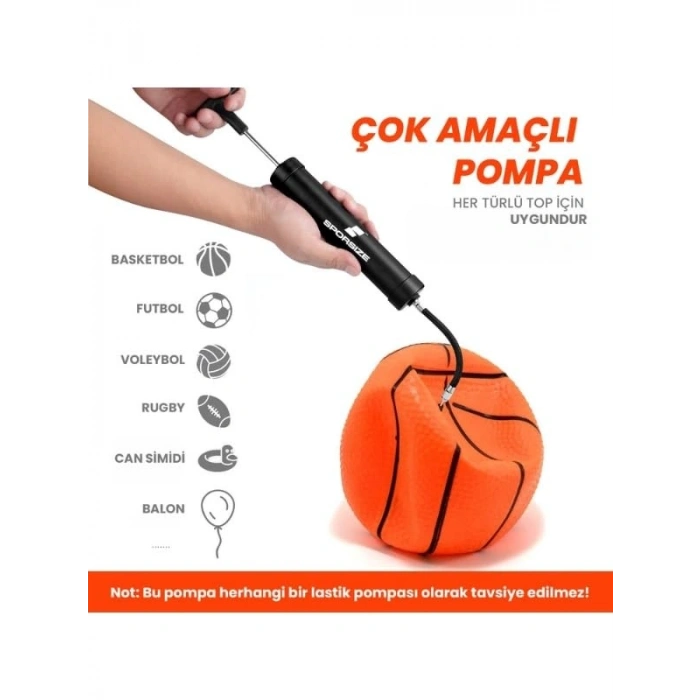 Çok Amaçlı Profesyonel Top Şişirme Pompası