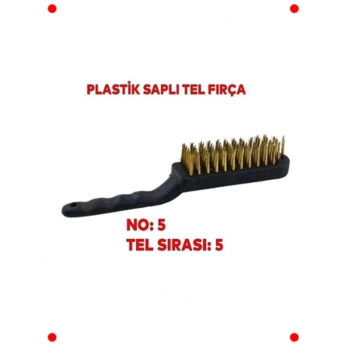 Çok Amaçlı Tel Temizleme Fırçası – Plastik Saplı