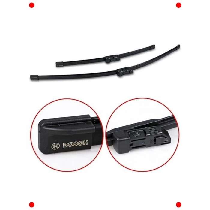 Çok Araçlı Ön Silecek Seti (650/450 mm) - Yüksek Performans