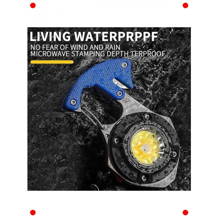 Çok Fonksiyonlu Anahtarlık El Feneri 800 Lümen