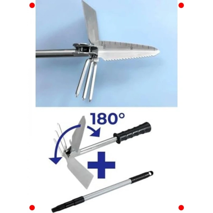 Çok Fonksiyonlu Bahçe Aleti: Keser, Çapa, Testere