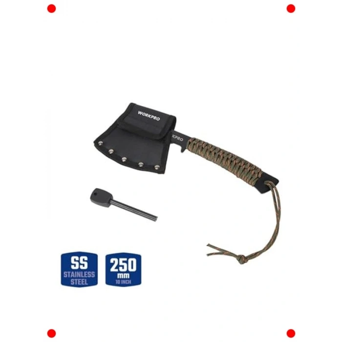 Çok Fonksiyonlu Kamp Baltası ve Ateşleyici Seti