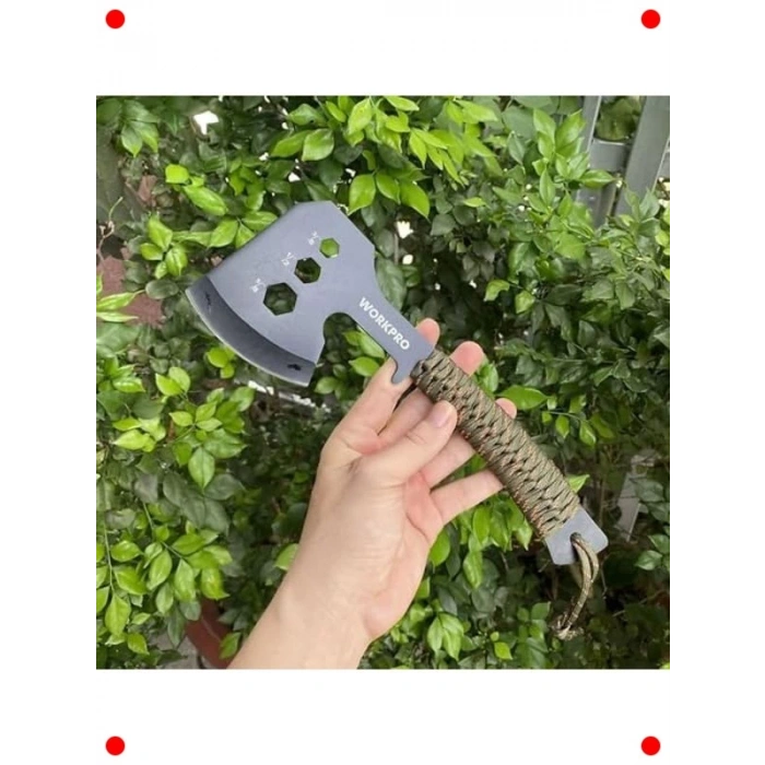 Çok Fonksiyonlu Kamp Baltası ve Ateşleyici Seti