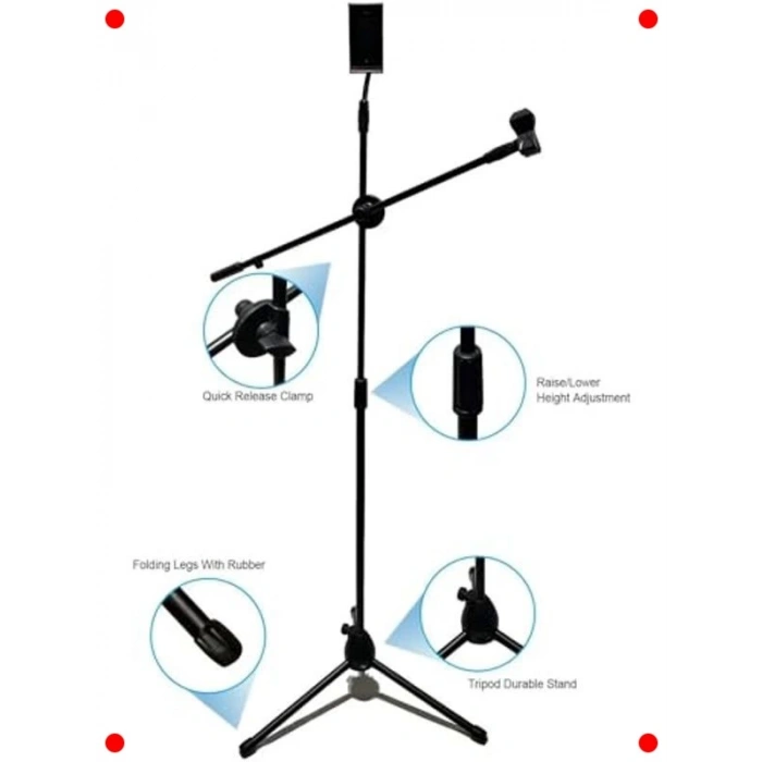 Çok Fonksiyonlu Mikrofon ve Cihaz Standı