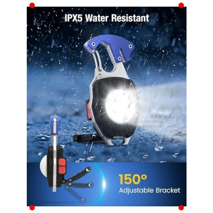 Çok Fonksiyonlu Mini Fener & Anahtarlık (800 Lümen)