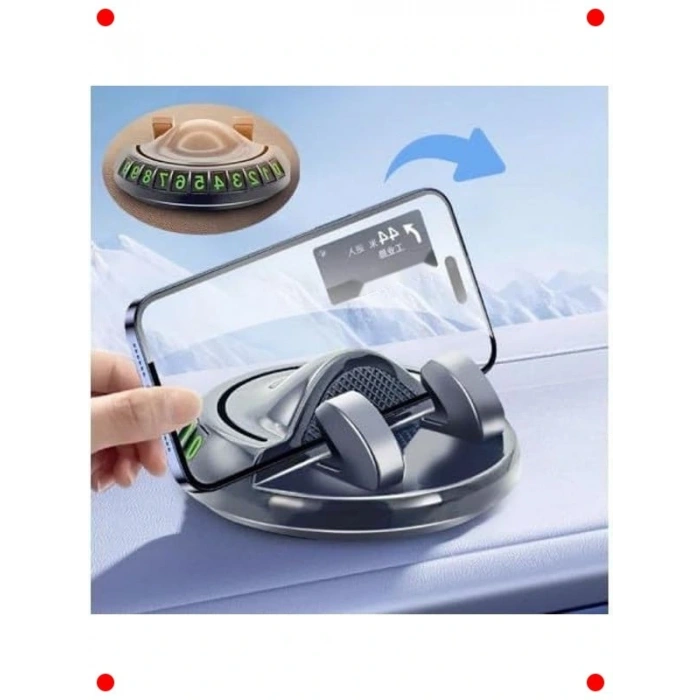 Çok Fonksiyonlu Park Numaratör ve Telefon Tutucu