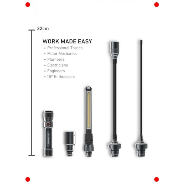 Çok Fonksiyonlu Profesyonel Çalışma Feneri