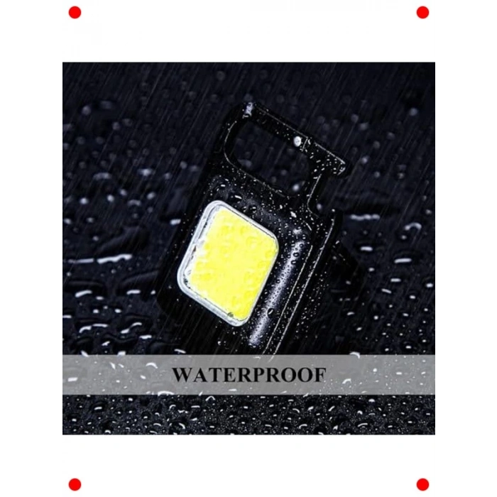 Çok Fonksiyonlu Şarj Edilebilir Mini LED Fener