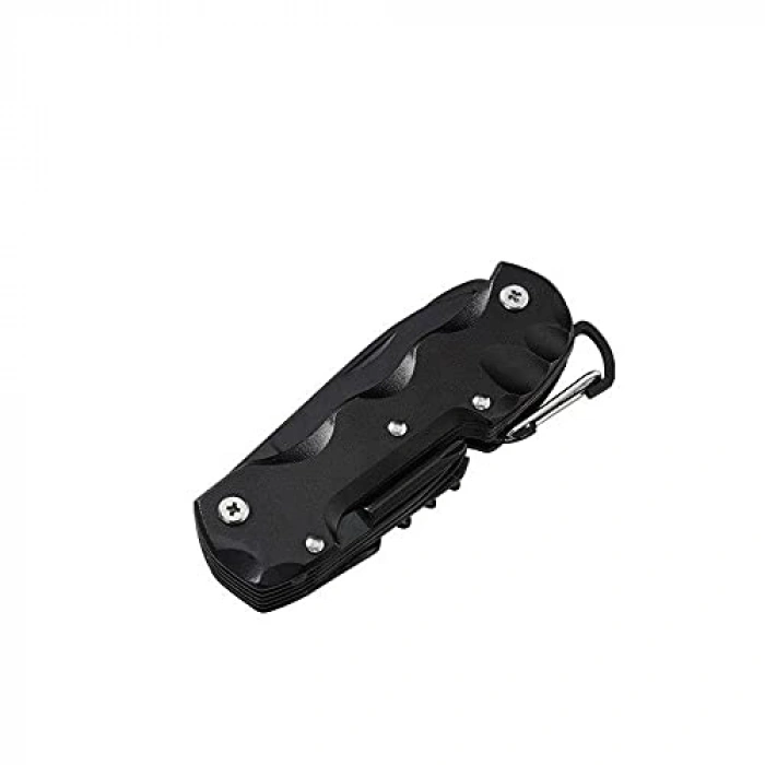 Çok Fonksiyonlu Siyah Kamp Cep Çakısı