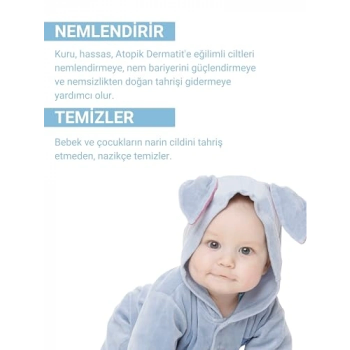 Çok Kuru Ciltler İçin 200 ml Bebek Şampuanı
