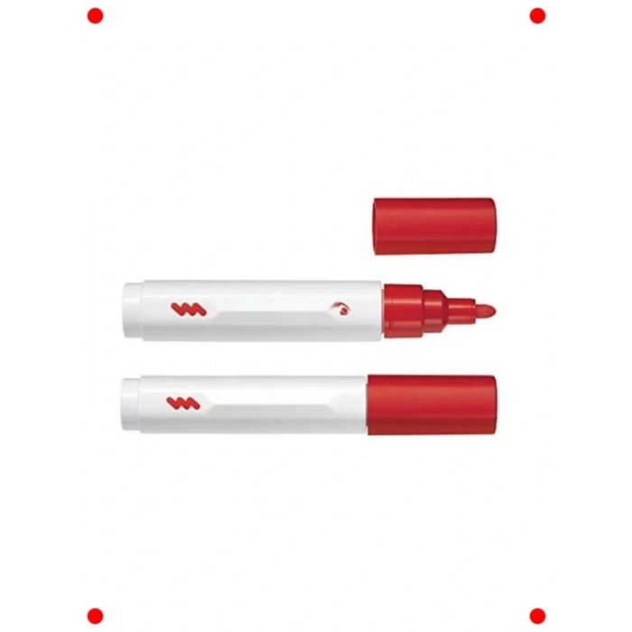 Çok Yüzeyli Kalın Uçlu Sanat Kalemi, Kırmızı