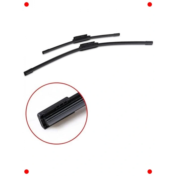 Çoklu Araç Modeli Uyumlu Aerodinamik Silecek Seti