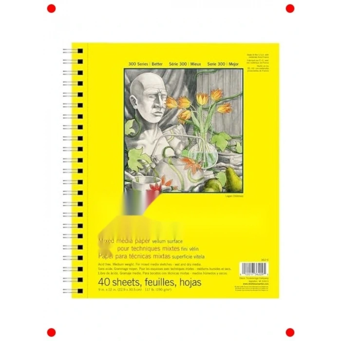 Çoklu Ortam Sanat Kağıdı Pedi 9x12 inç