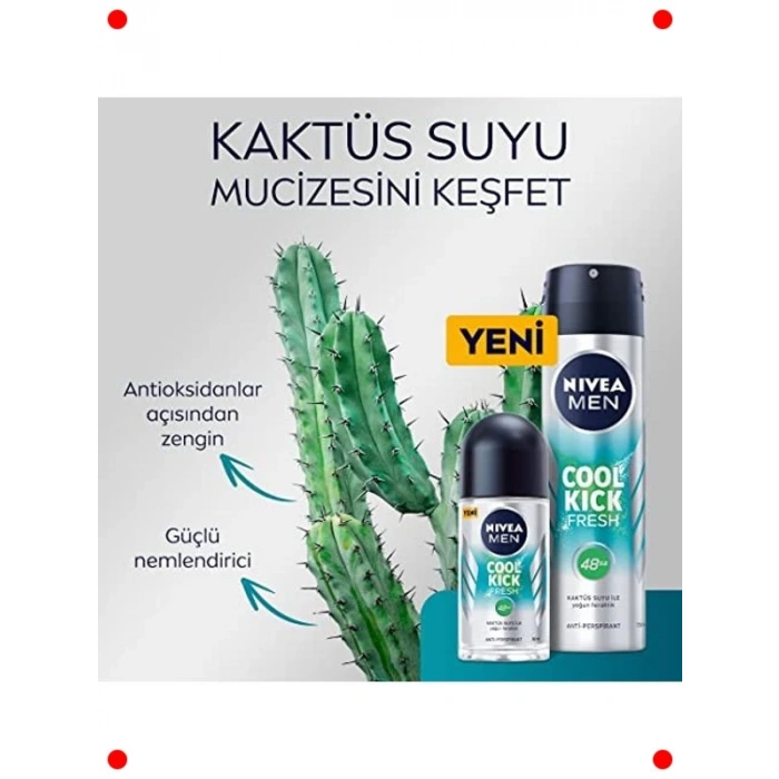 Cool Kick Fresh Erkek Sprey Deodorant 150 ml