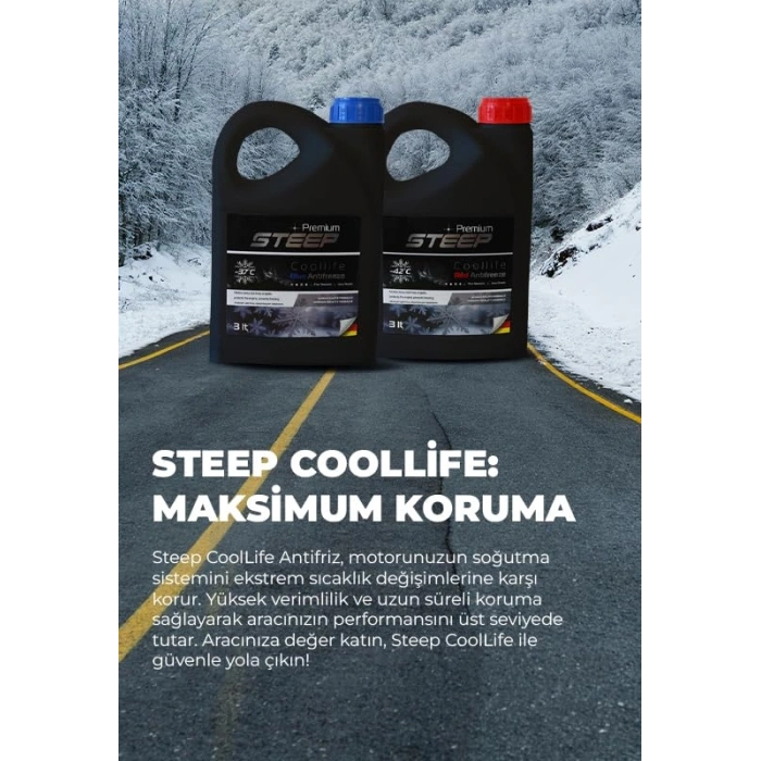 Coollife Antifriz -37 Derece Mavi 3 Lt