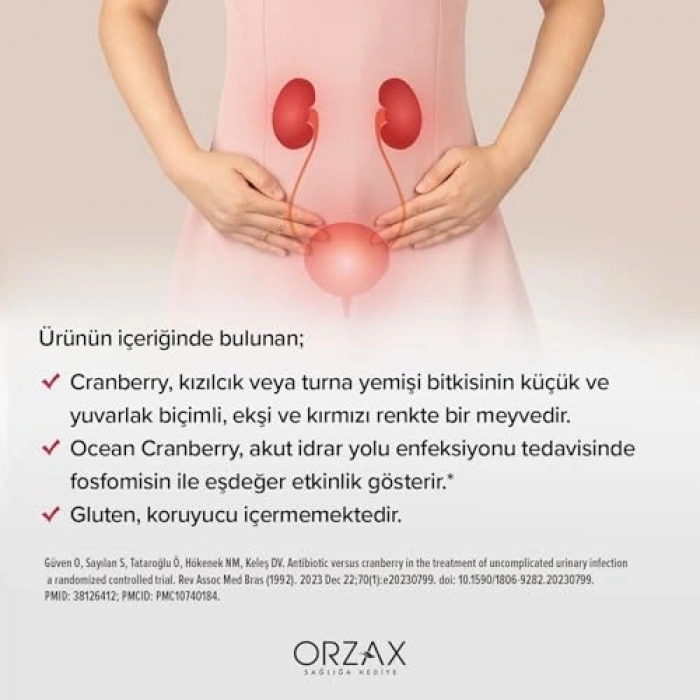 Cranberry 30 Kapsül Takviye Edici Gıda Ürünü