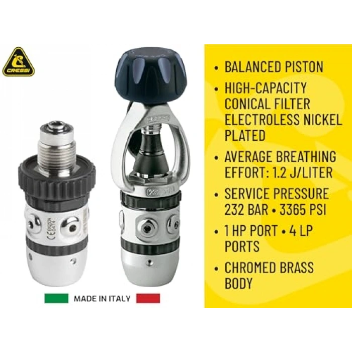 Cressi Ahtapot AC2 Compact + Octopus Xs