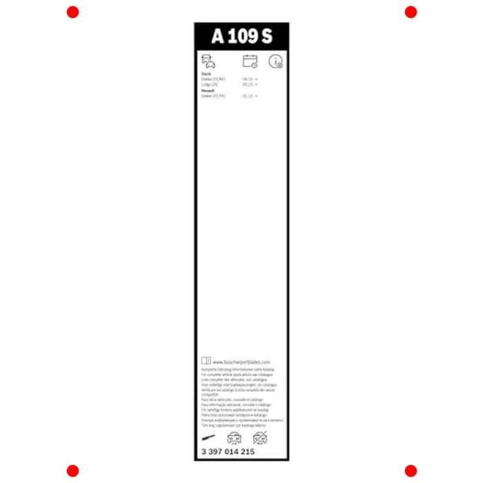 Dacia Lodgy/Dokker Uyumlu Silecek Seti [550/400mm]