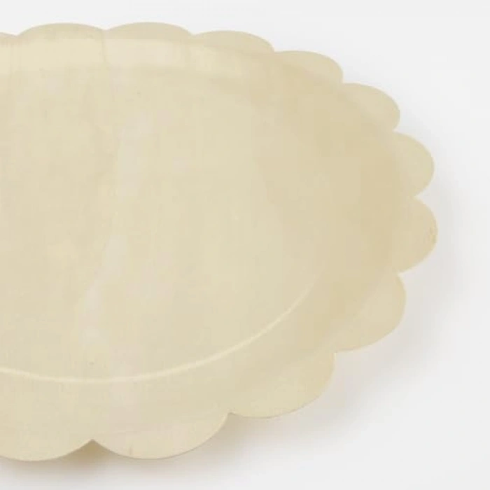 Daisy Çiçekli Tabak Seti - 8 Adet Orta Boy