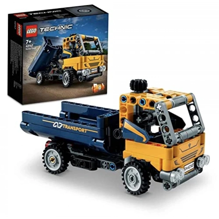 Damperli Kamyon Yapım Seti - İnşaat Temalı Oyuncak (177 Parça)