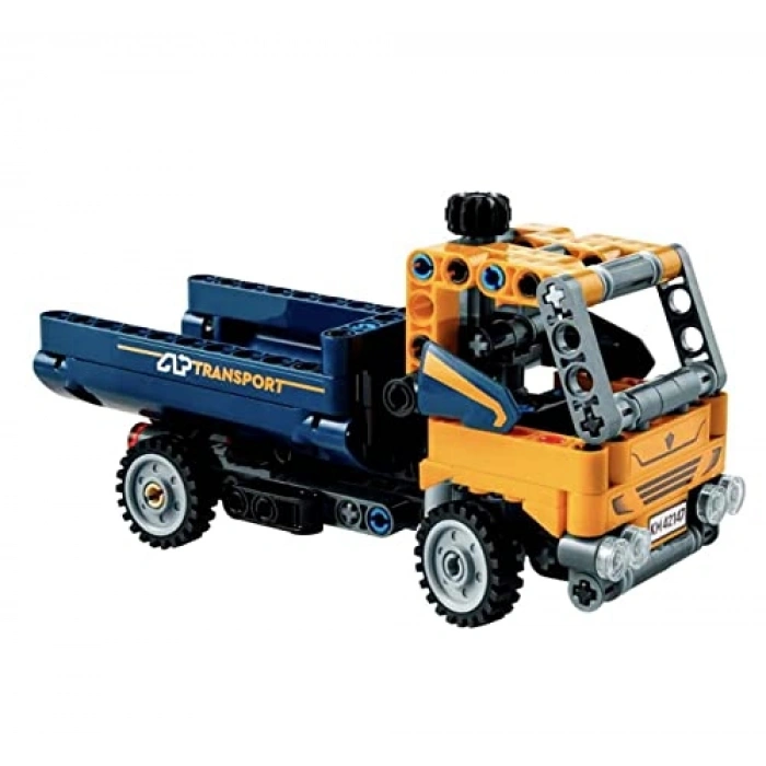 Damperli Kamyon Yapım Seti - İnşaat Temalı Oyuncak (177 Parça)