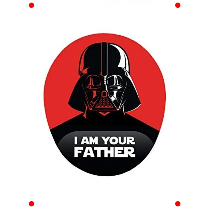 Darth Vader Temalı Ergonomik Bilek Destekli Mouse Pad