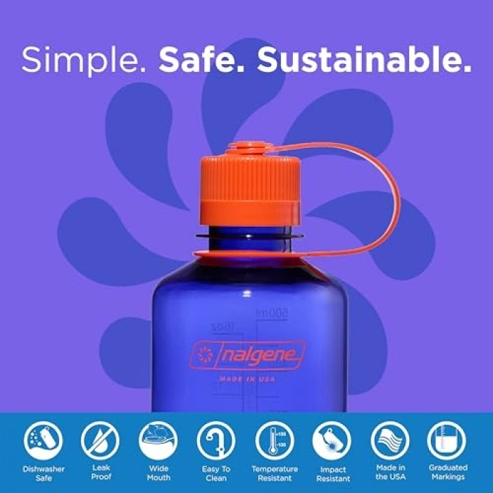 Dayanıklı 0.5 L İçecek Şişesi, Hafif ve Pratik