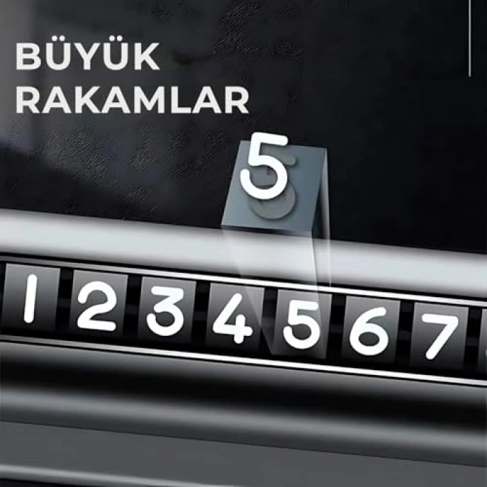 Dayanıklı Araç İçi Park Telefon Numarası, Çevirmeli Tasarım