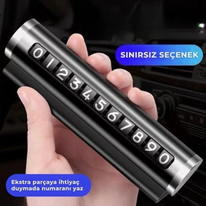 Dayanıklı Araç İçi Park Telefon Numarası, Çevirmeli Tasarım