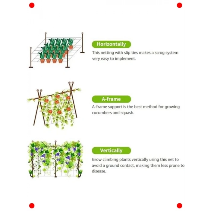 Dayanıklı Bahçe Koruma Filesi - Bitki ve Sebze - 1.8x2.7M