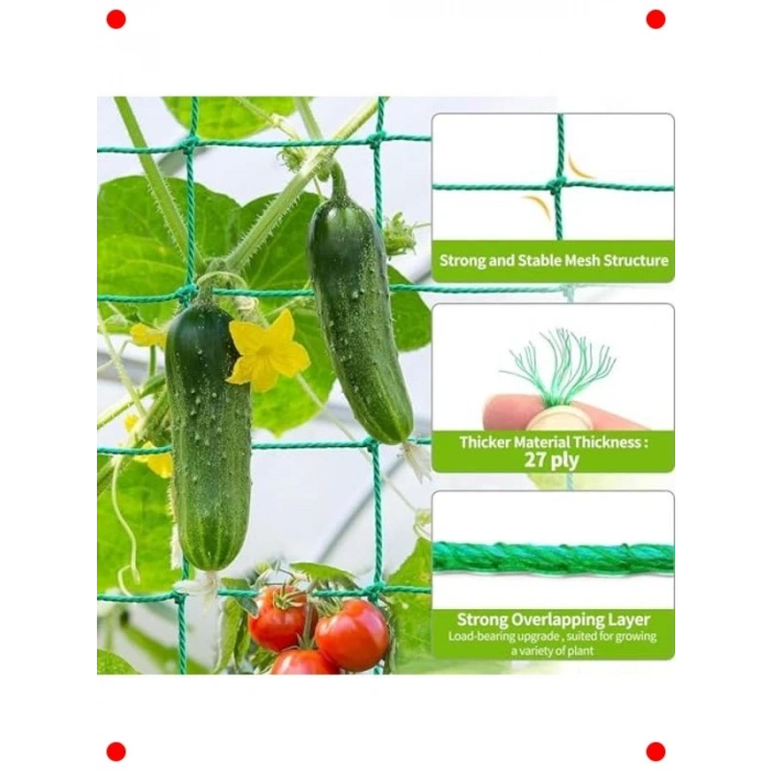 Dayanıklı Bahçe Koruma Filesi - Bitki ve Sebze - 1.8x2.7M
