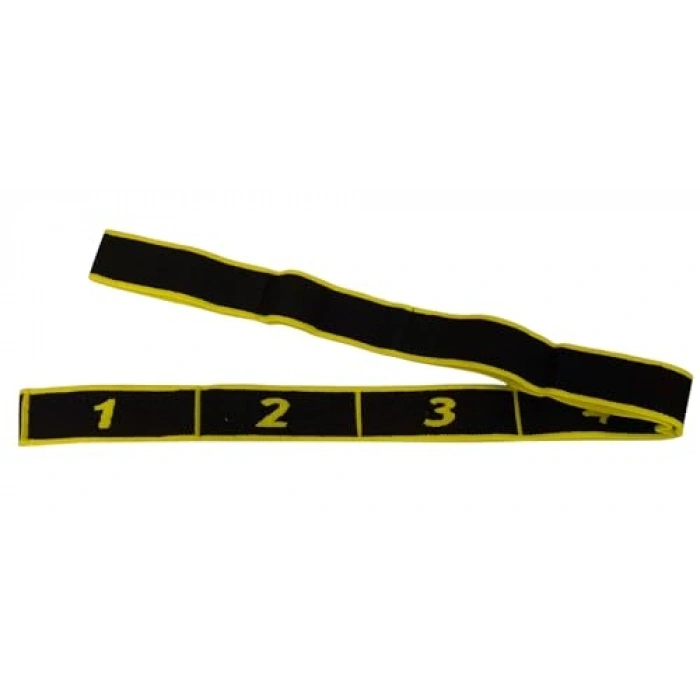 Dayanıklı Elastik Egzersiz Bandı, Sarı Renk ve Örme Dokuma