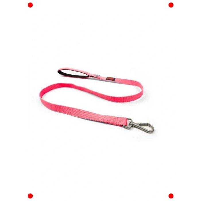 Dayanıklı Köpek Gezdirme Kayışı Neon Pembe M Boy