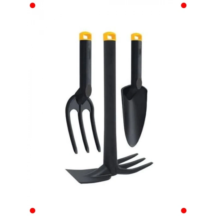 Dayanıklı Plastik Üçlü Bahçıvan Seti