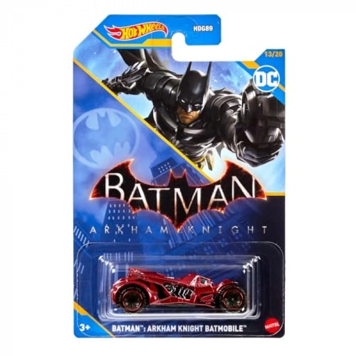DC Batman Batmobile Araç Modeli, Hot Wheels Koleksiyonu