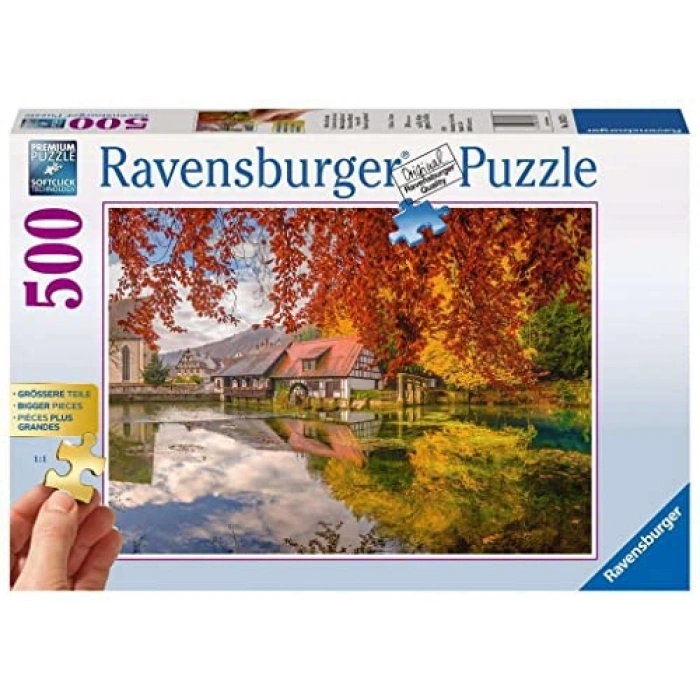 Değirmen Temalı 500 Parça Puzzle Eğlencesi
