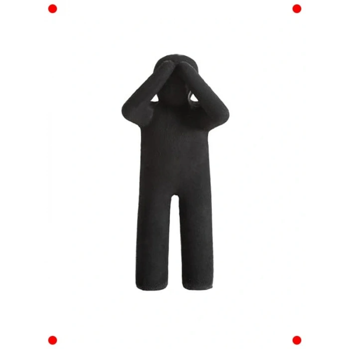 Dek. Biblo: Üç Bilge Maymun - Görmeyeni - 18x8x40cm