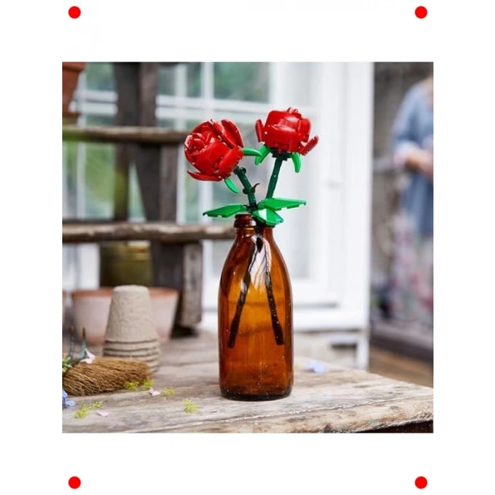 Dekoratif Gül Çiçek Modeli Yapım Seti (120 Parça)